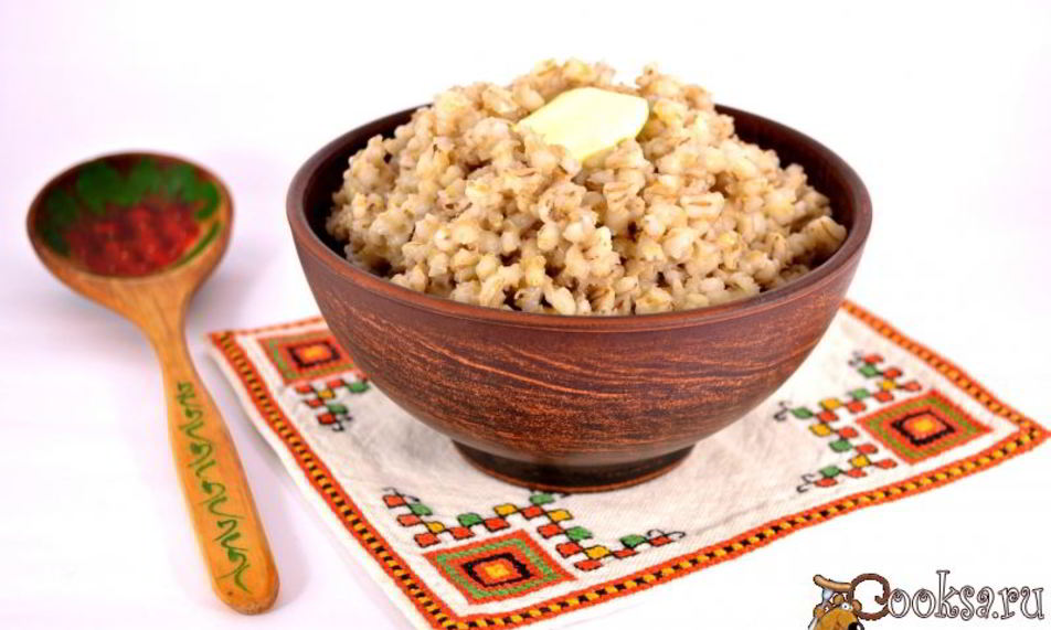 Рецепт перловой каши со сливочным маслом в мультиварке