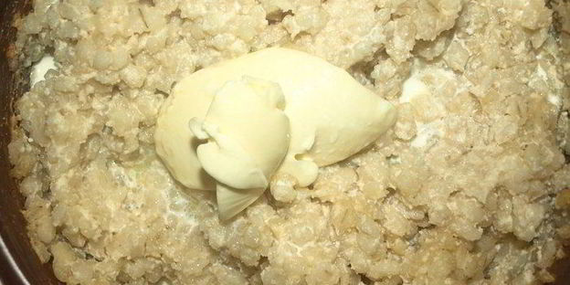 перловая каша, томленая в молоке