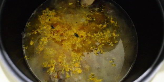 перловка с белыми грибами