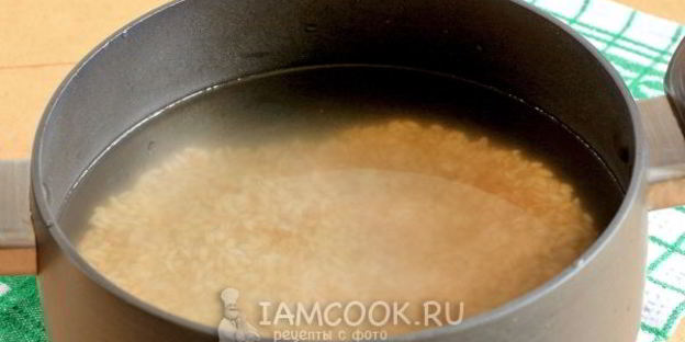 перловка с грибами и луком