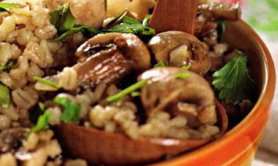 Рецепт перловки с грибами в горшочке