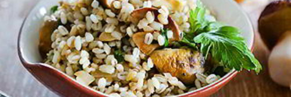 Перловка с грибами в мультиварке