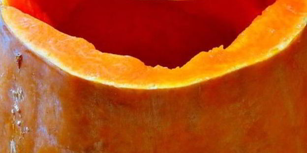 перловка с грибами в тыкве