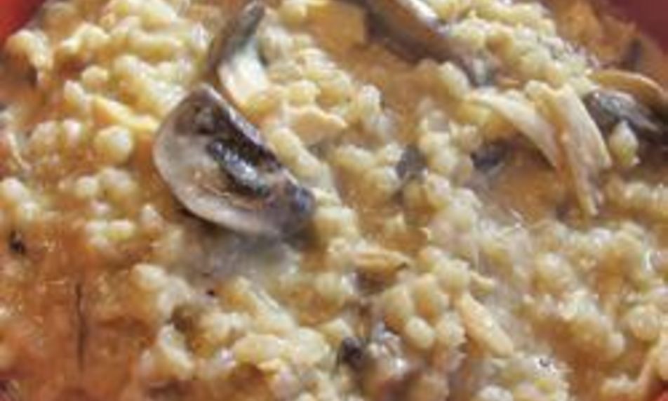 Рецепт перловки с курицей и грибами