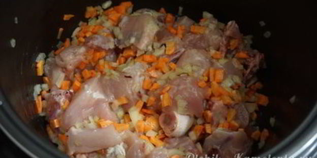 перловка с курицей в мультиварке