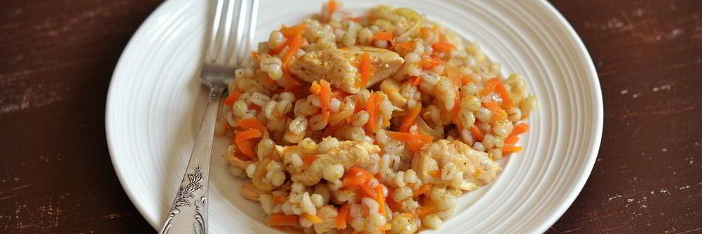 Перловка с курицей