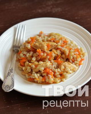 Перловка с курицей