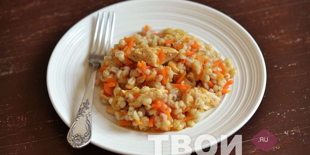 перловка с курицей