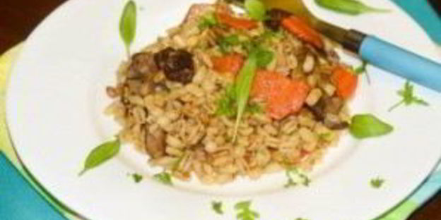 перловка с мясом