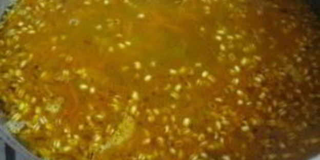 перловка с овощами