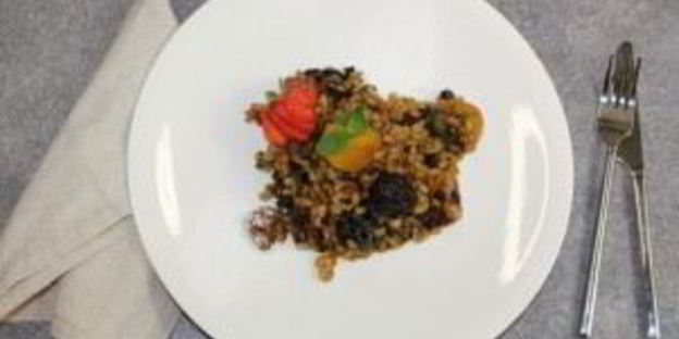 перловка с сухофруктами