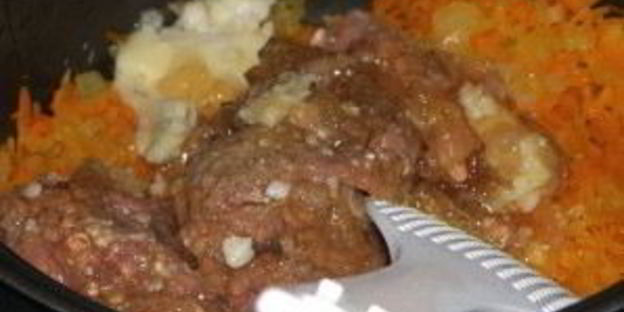 перловка с тушенкой в мультиварке