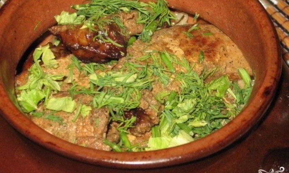 Рецепт перловки со свининой в горшочках