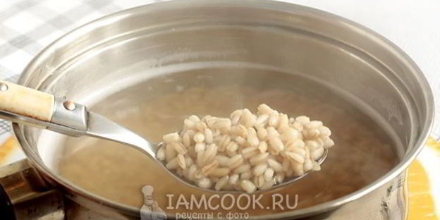 постная перловая каша