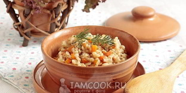 постная перловая каша