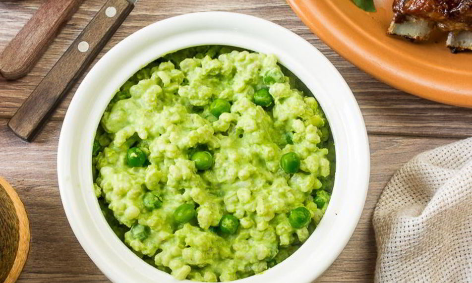 Рецепт сливочной перловой каши с горошкома