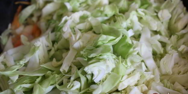 вкусная перловая каша с мясным фаршем и овощами