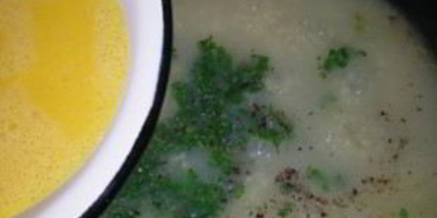 полевая каша с тушенкой