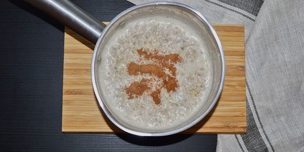 пряная каша с грушей