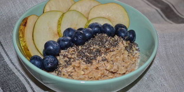 пряная каша с грушей