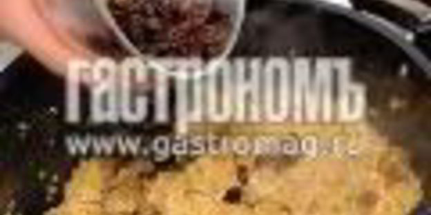 пшеничная каша с бараниной