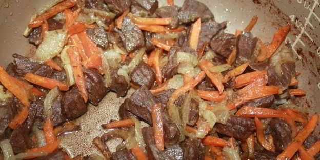 пшеничная каша с мясом в мультиварке