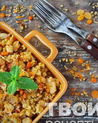 Пшеничная каша с мясом