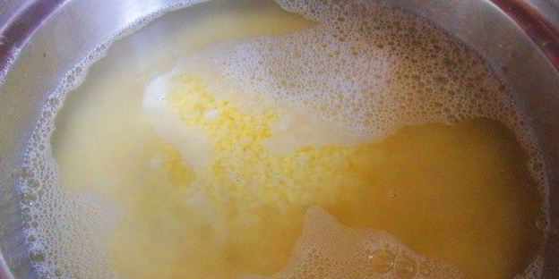 каша пшенная с грушами и изюмом