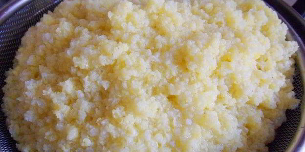 каша пшенная с грушами и изюмом