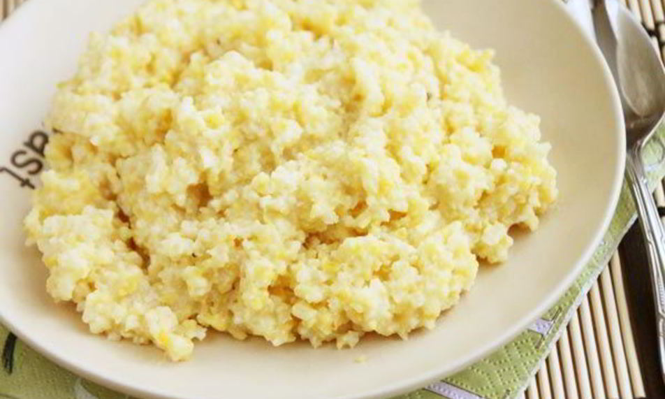 Рецепт кукурузна-пшенной каша с кунжутом