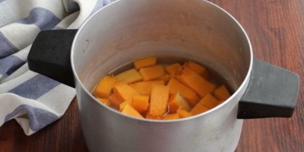 постная пшенная каша с тыквой