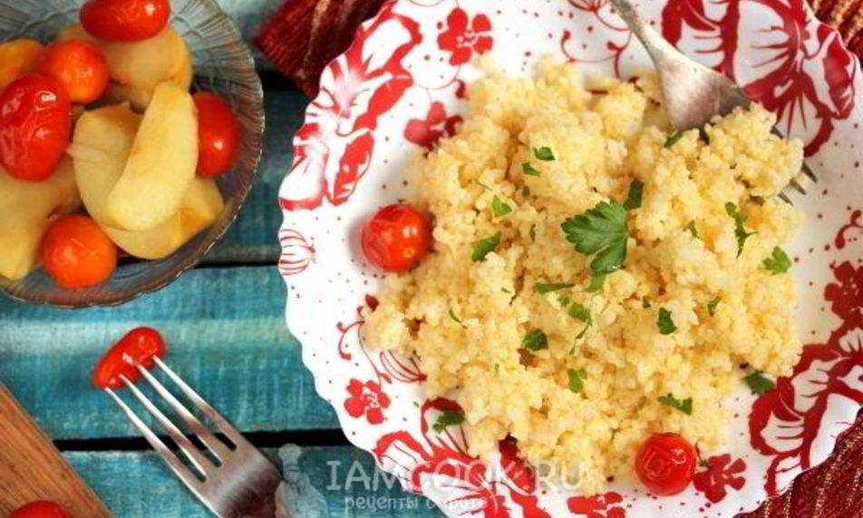 Рецепт пшенной каши на воде в мультиварке