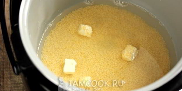 пшенная каша на воде в мультиварке