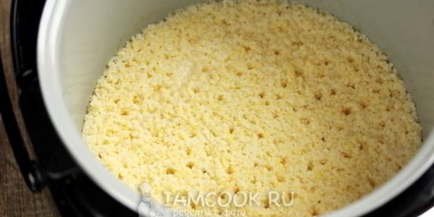 пшенная каша на воде в мультиварке