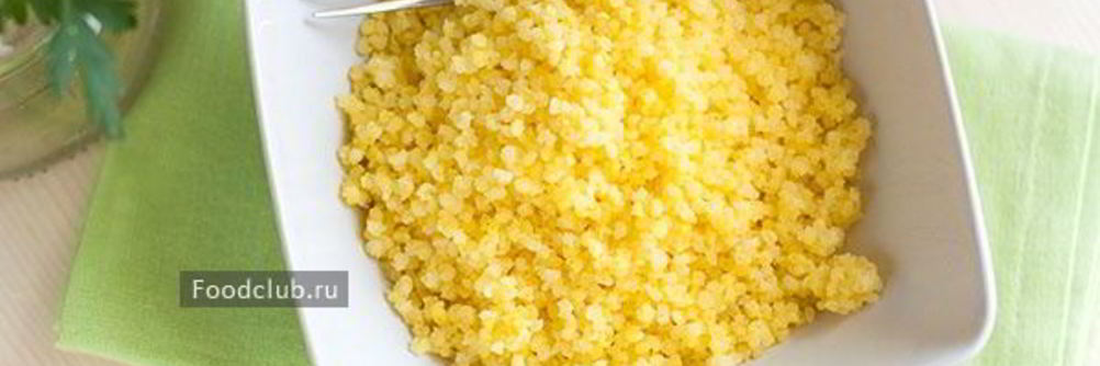 Пшенная каша на воде