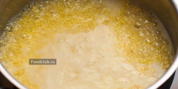 пшенная каша на воде