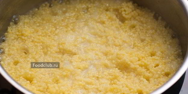 пшенная каша на воде