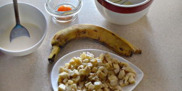 пшенная каша с бананом к завтраку