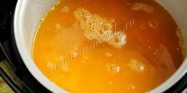 пшенная каша с фаршем и тыквой в мультиварке