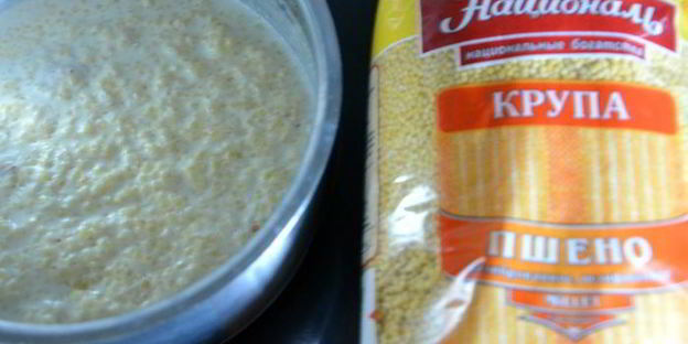 пшенная каша с карамелизированной тыквой