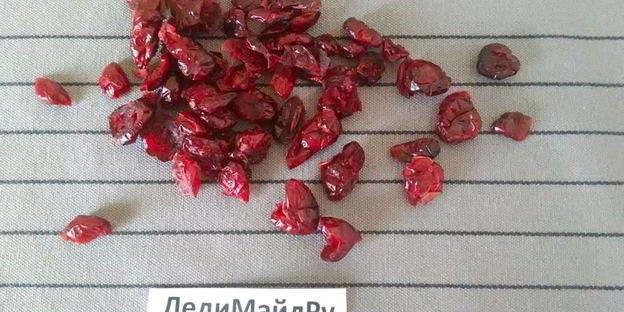 пшенная каша с клюквой