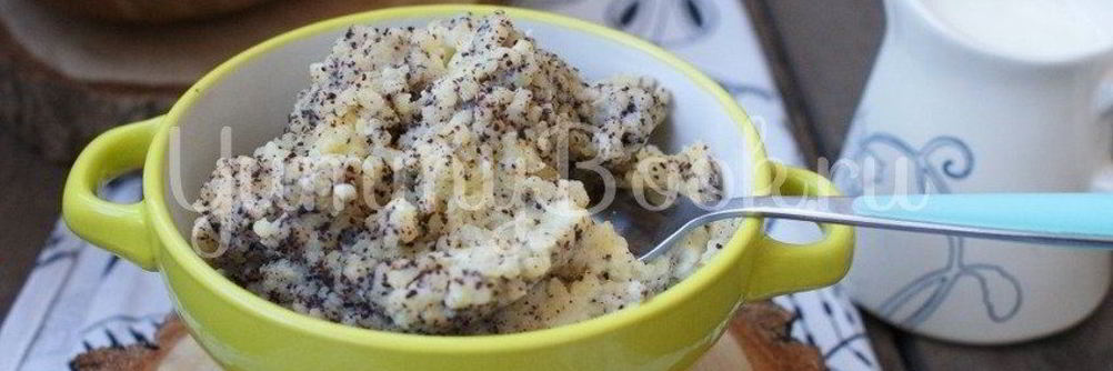 Пшенная каша с маком в мультиварке
