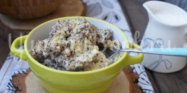 пшенная каша с маком в мультиварке