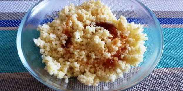 пшенная каша с медом и кедровыми орешками