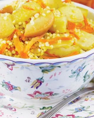 Пшенная каша с морковью и яблоками