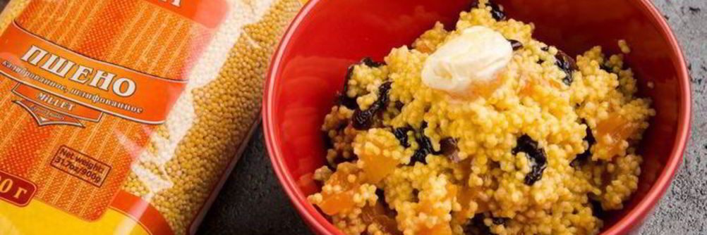 Пшенная каша с сухофруктами