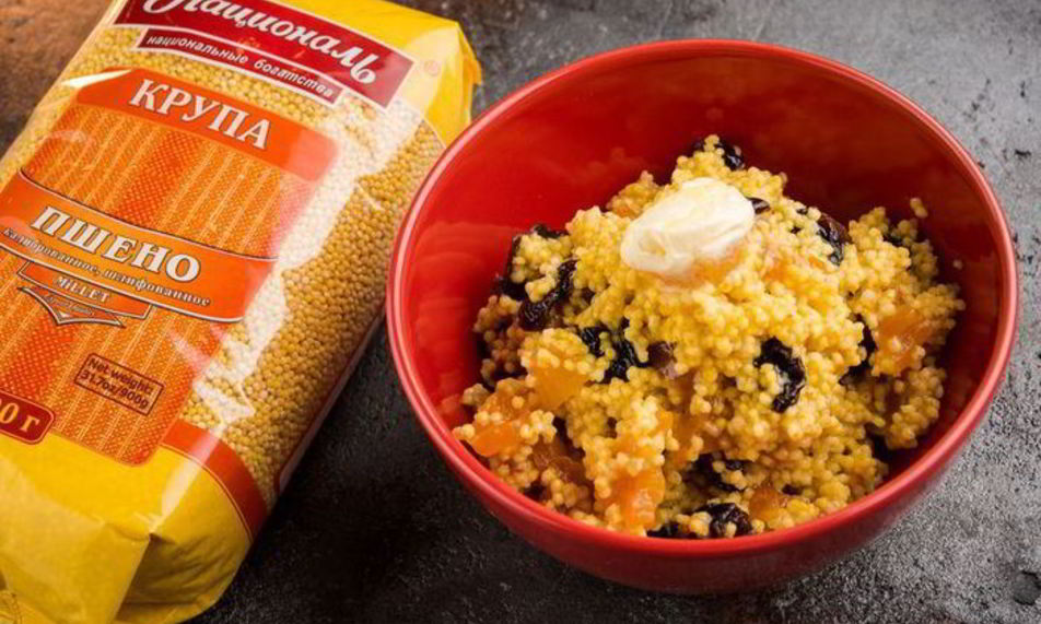 Рецепт пшенной каши с сухофруктами