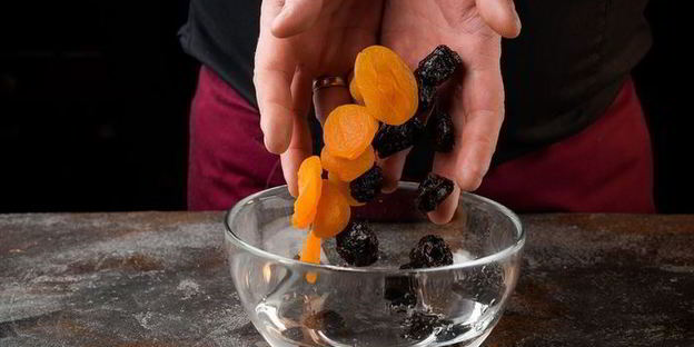 пшенная каша с сухофруктами