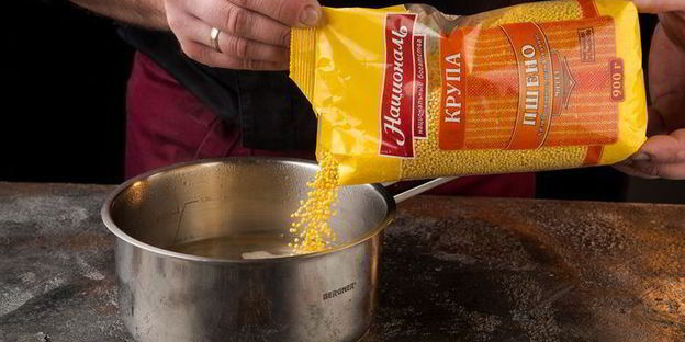 пшенная каша с сухофруктами