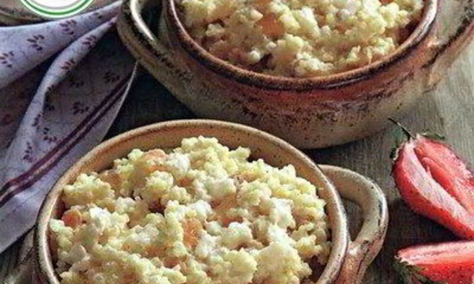 Рецепт пшенной каши с творогома